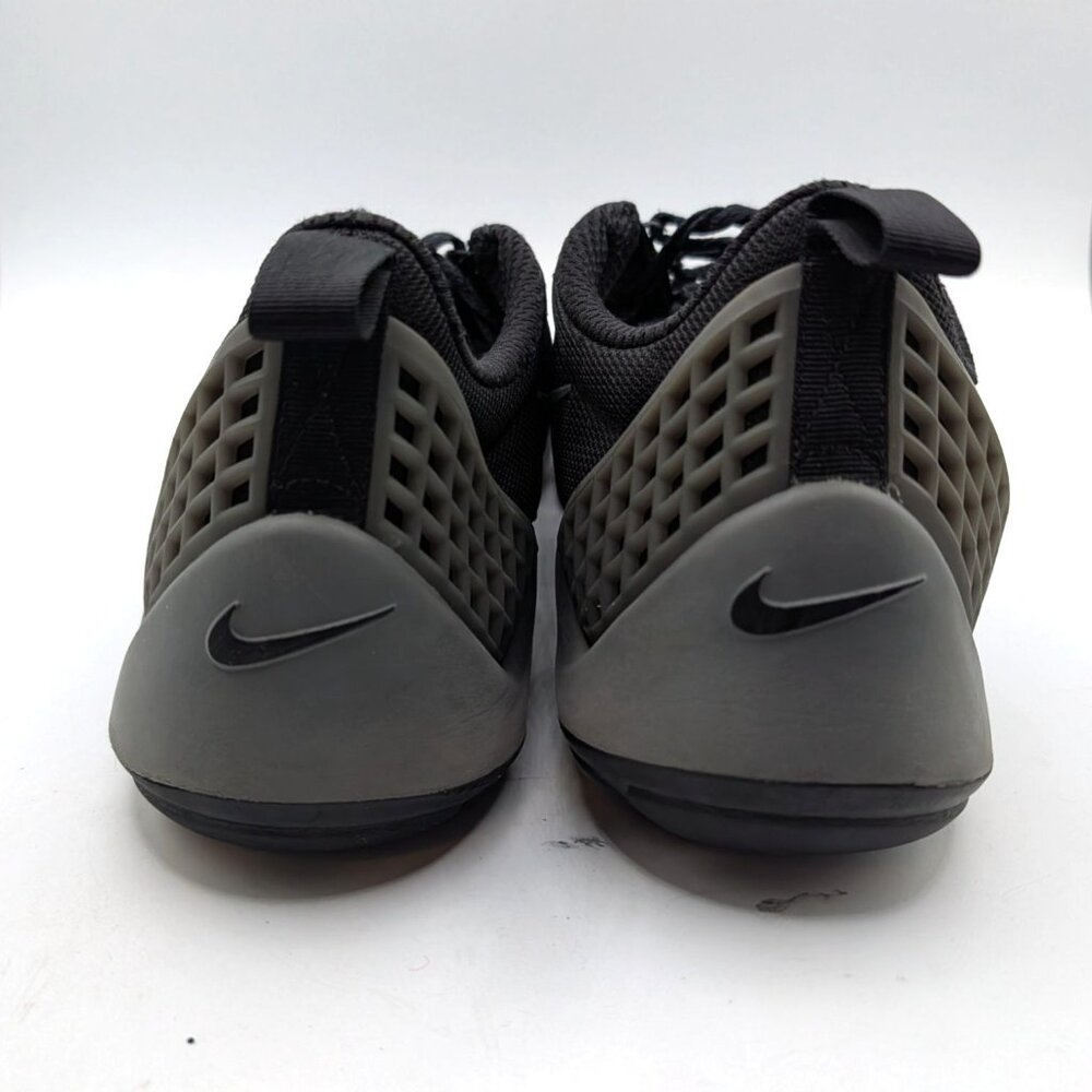 Nike Mens Lunarestoa 2 Essential Black Gray Running Athletic Sneakers Size 14 - Picture 3 of 8